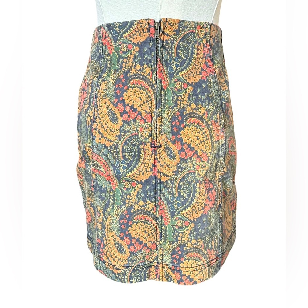 Free People Paisley Pencil Skirt - Picture 3 of 5